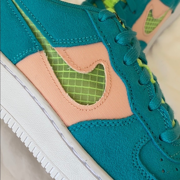 NEW Nike Air Force 1 Aqua sneakers shoes - Picture 8 of 8